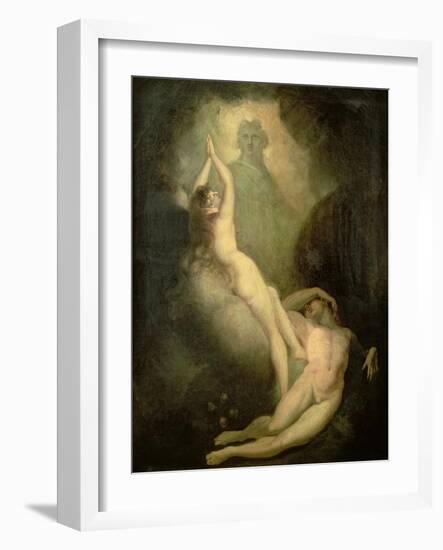 The Creation of Eve-Henry Fuseli-Framed Giclee Print