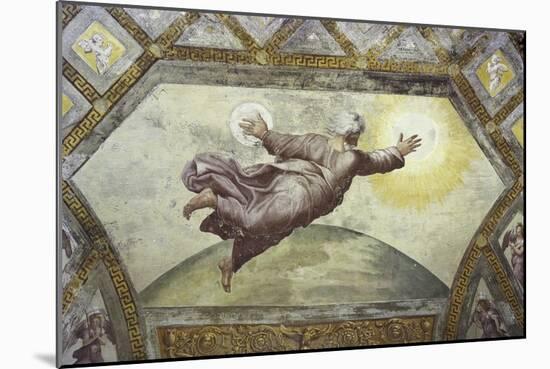 The Creation of the Sun and Moon-Raphael-Mounted Giclee Print