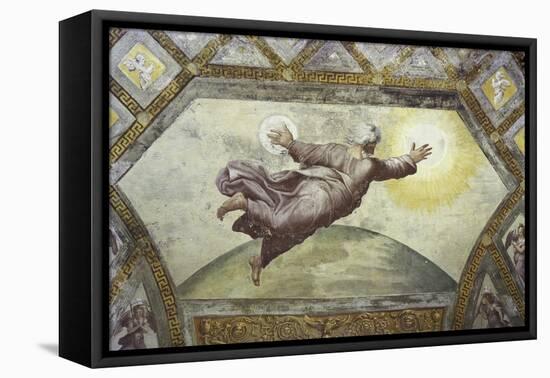 The Creation of the Sun and Moon-Raphael-Framed Stretched Canvas