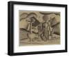 The Creation of the World, Design for the Scenery-null-Framed Giclee Print