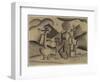 The Creation of the World, Design for the Scenery-null-Framed Giclee Print