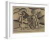 The Creation of the World, Design for the Scenery-null-Framed Giclee Print