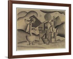 The Creation of the World, Design for the Scenery-null-Framed Giclee Print