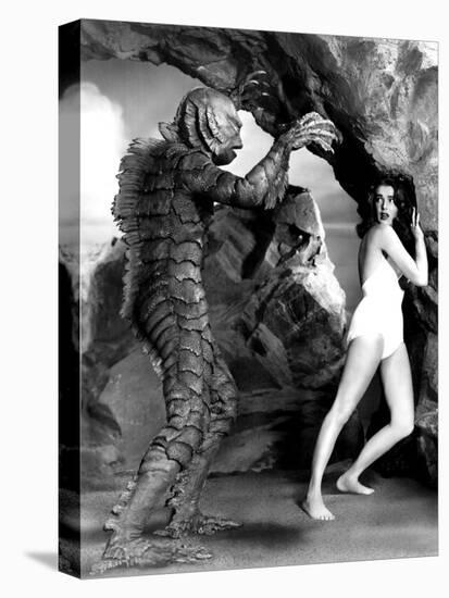 The Creature From The Black Lagoon, Ben Chapman, Julie Adams, 1954-null-Stretched Canvas