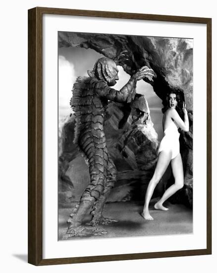 The Creature From The Black Lagoon, Ben Chapman, Julie Adams, 1954-null-Framed Photo