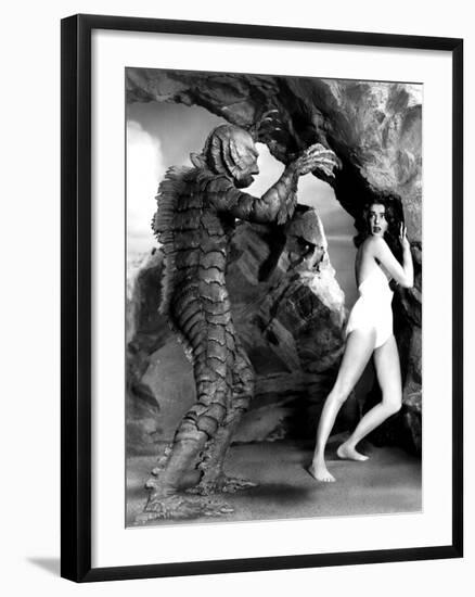 The Creature From The Black Lagoon, Ben Chapman, Julie Adams, 1954-null-Framed Photo