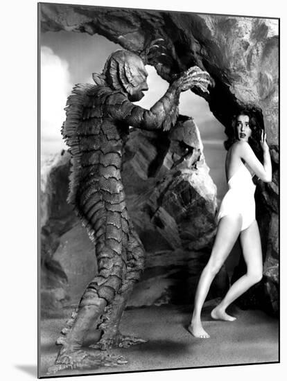 The Creature From The Black Lagoon, Ben Chapman, Julie Adams, 1954-null-Mounted Photo