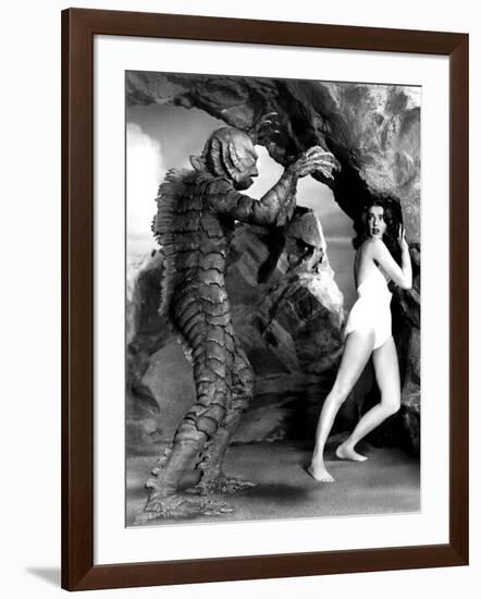 The Creature From The Black Lagoon, Ben Chapman, Julie Adams, 1954-null-Framed Photo