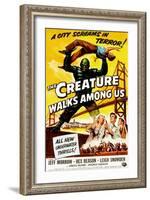 The Creature Walks Among Us, 1956-null-Framed Art Print