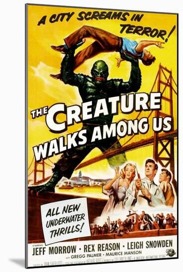 The Creature Walks Among Us, 1956-null-Mounted Art Print