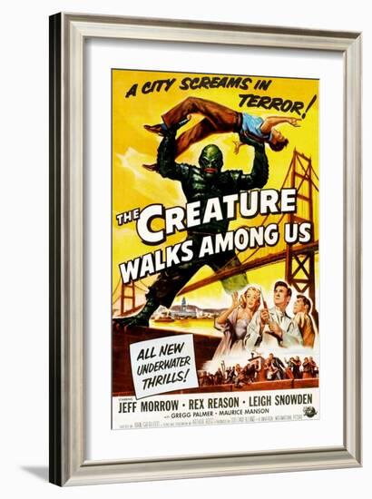 The Creature Walks Among Us, 1956-null-Framed Art Print