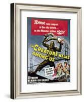 The Creature Walks Among Us, Bottom From Left: Leigh Snowden, Jeff Morrow, Rex Reason, 1956-null-Framed Art Print