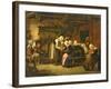 The Crepe Seller on Market Day in Quimperle-Jules Trayer-Framed Giclee Print
