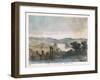 The Crescent Moon, a View Over a Landscape-Charles F. Bunt-Framed Art Print