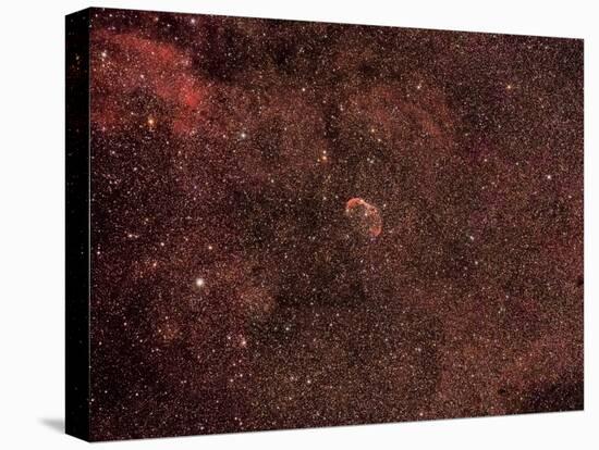 The Crescent Nebula, an Emission Nebula in the Cygnus Constellation-null-Stretched Canvas