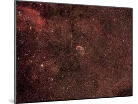 The Crescent Nebula, an Emission Nebula in the Cygnus Constellation-null-Mounted Photographic Print