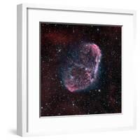 The Crescent Nebula-Stocktrek Images-Framed Photographic Print
