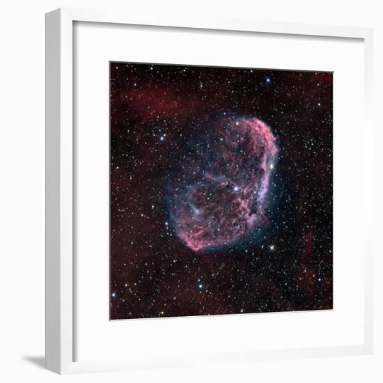 The Crescent Nebula-Stocktrek Images-Framed Photographic Print