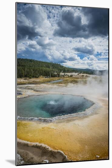 The Crested Pool In Upper Geyser Basin, Yellowstone National Park-Bryan Jolley-Mounted Photographic Print