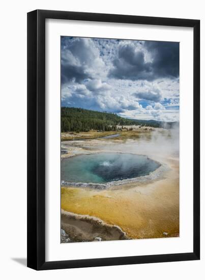 The Crested Pool In Upper Geyser Basin, Yellowstone National Park-Bryan Jolley-Framed Premium Photographic Print