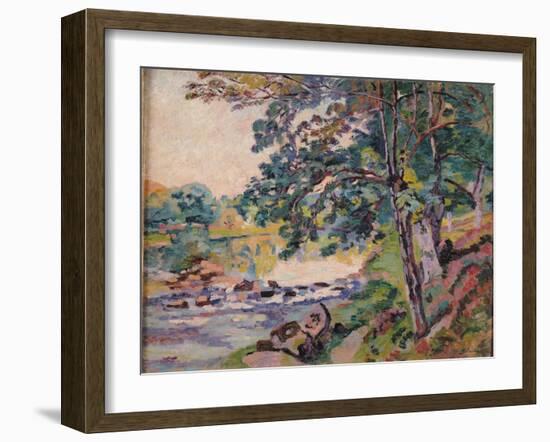 The Creuse at Genetin-Armand Guillaumin-Framed Giclee Print