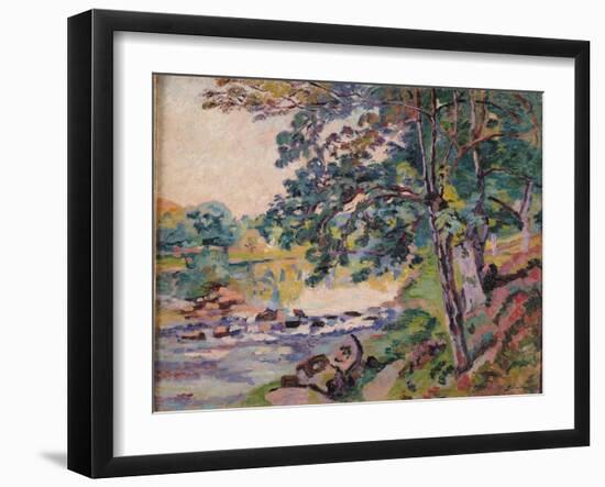 The Creuse at Genetin-Armand Guillaumin-Framed Giclee Print