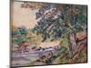 The Creuse at Genetin-Armand Guillaumin-Mounted Premium Giclee Print