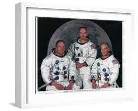 The Crew of Apollo 11, 1969-null-Framed Giclee Print