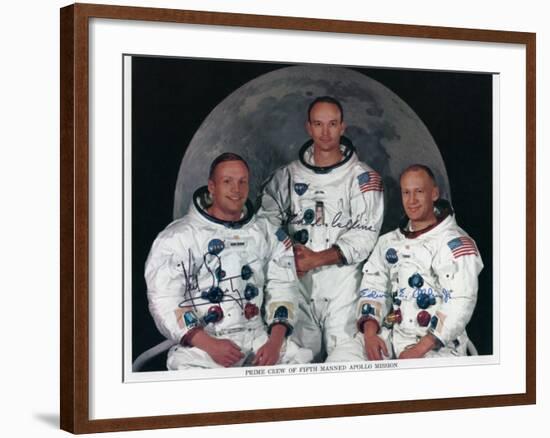 The Crew of Apollo 11, 1969-null-Framed Giclee Print