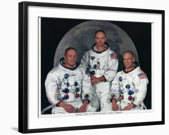 The Crew of Apollo 11, 1969-null-Framed Giclee Print