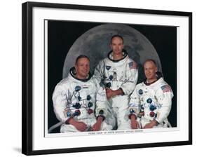 The Crew of Apollo 11, 1969-null-Framed Giclee Print