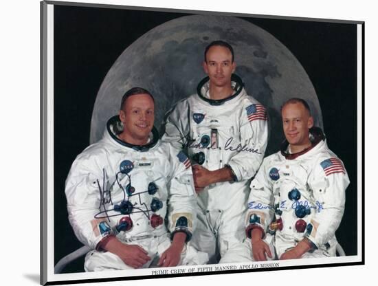 The Crew of Apollo 11, 1969-null-Mounted Giclee Print