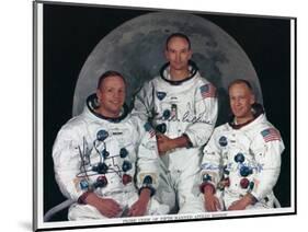 The Crew of Apollo 11, 1969-null-Mounted Giclee Print