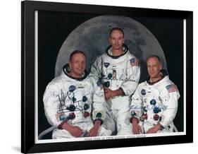 The Crew of Apollo 11, 1969-null-Framed Giclee Print