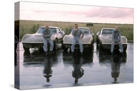 The Crew of Apollo 12 as They Sit on their Chevrolet Corvette Stingrays, September 23, 1969-Ralph Morse-Stretched Canvas