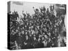 The Crew of HMS 'Vindictive' Celebrating the Zeebrugge Raid on 23 April 1918-null-Stretched Canvas