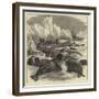 The Crew of the Pandora Shooting Seals-null-Framed Giclee Print