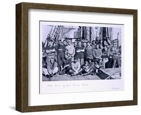 The Crew of the 'Terra Nova', from 'Scott's Last Expedition'-Herbert Ponting-Framed Giclee Print