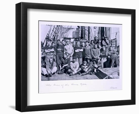 The Crew of the 'Terra Nova', from 'Scott's Last Expedition'-Herbert Ponting-Framed Giclee Print