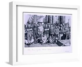 The Crew of the 'Terra Nova', from 'Scott's Last Expedition'-Herbert Ponting-Framed Giclee Print