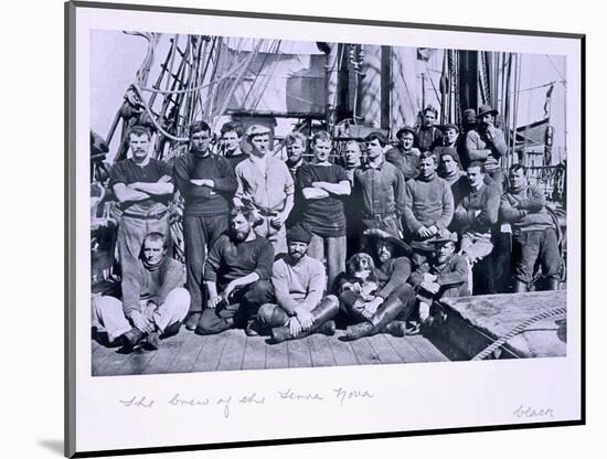 The Crew of the 'Terra Nova', from 'Scott's Last Expedition'-Herbert Ponting-Mounted Giclee Print