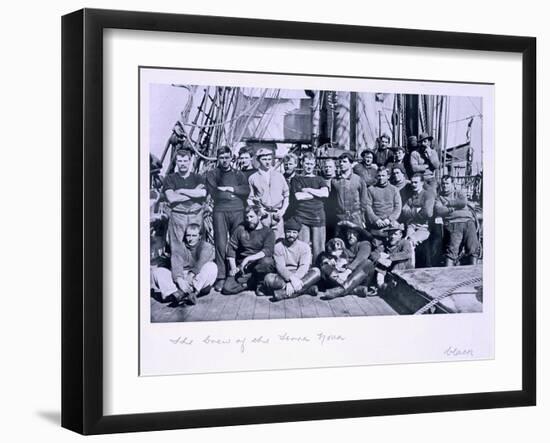 The Crew of the 'Terra Nova', from 'Scott's Last Expedition'-Herbert Ponting-Framed Giclee Print