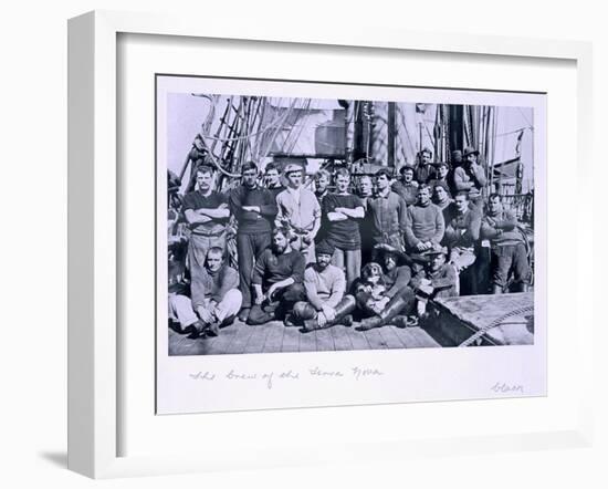 The Crew of the 'Terra Nova', from 'Scott's Last Expedition'-Herbert Ponting-Framed Giclee Print