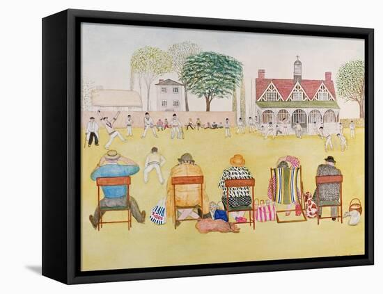 The Cricket Match, 1989-Gillian Lawson-Framed Stretched Canvas