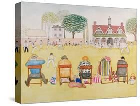 The Cricket Match, 1989-Gillian Lawson-Stretched Canvas