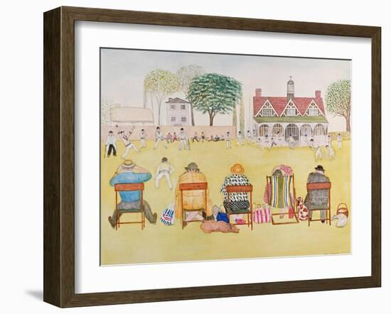 The Cricket Match, 1989-Gillian Lawson-Framed Giclee Print