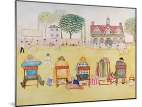 The Cricket Match, 1989-Gillian Lawson-Mounted Giclee Print