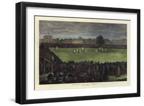 The Cricket Match, Australia V England, at Kennington Oval-null-Framed Giclee Print