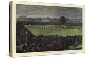 The Cricket Match, Australia V England, at Kennington Oval-null-Stretched Canvas