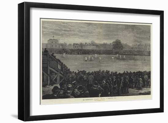 The Cricket-Match, Australia Vs England, at Kennington Oval-null-Framed Giclee Print